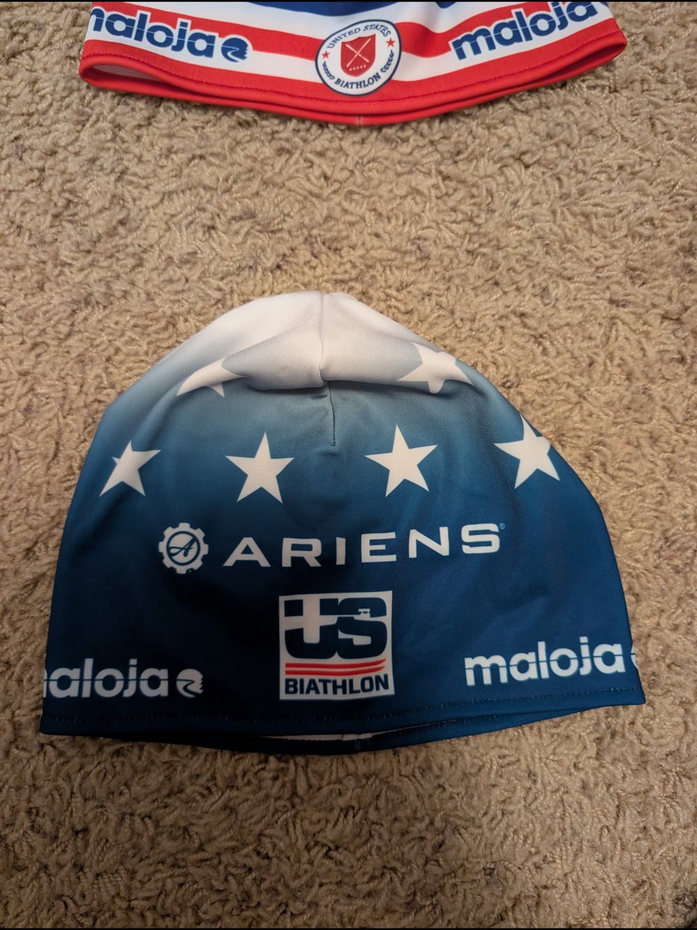 Maloja US Biathlon Blue Star Swim Cap
